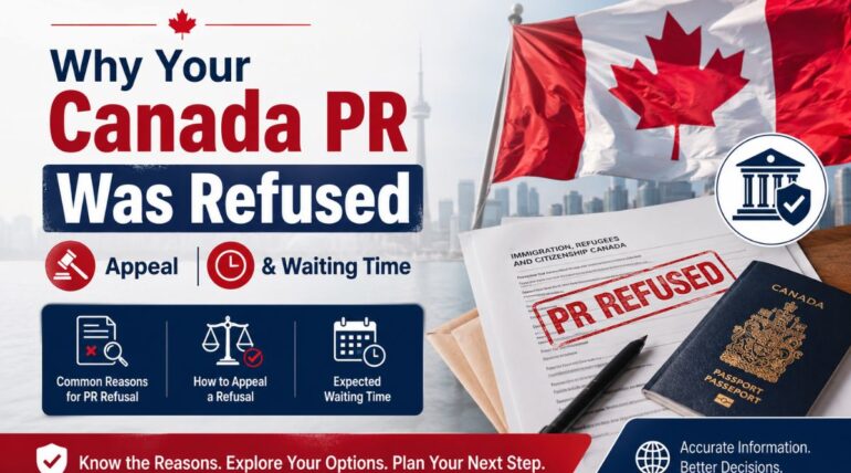 Canada PR refusal letter and appeal documents