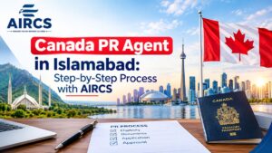 Canada PR agent in Islamabad consulting with a client on immigration process