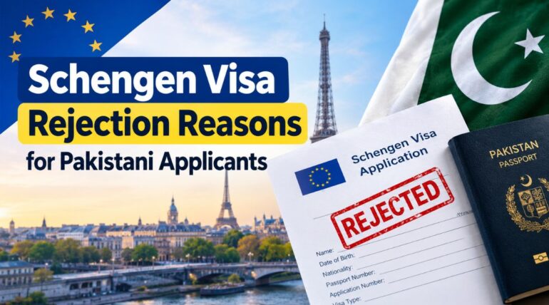 Schengen Visa Rejection Reasons for Pakistani Applicants