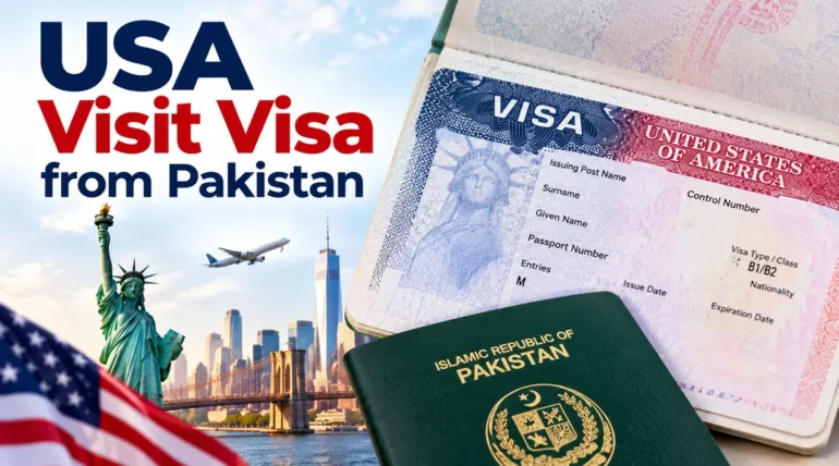 USA visit visa from Pakistan